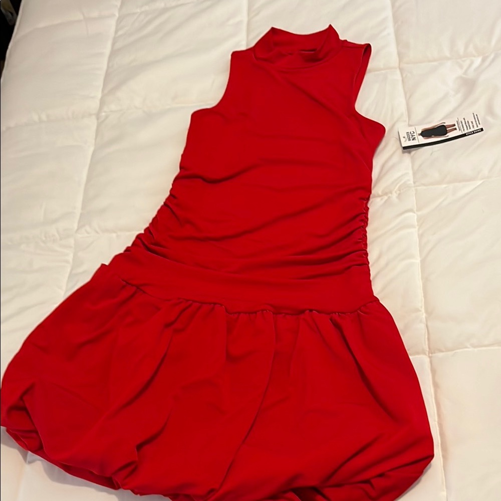 Sleeveless Red Dress